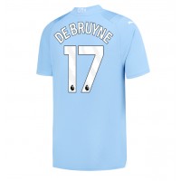 Billiga Manchester City Kevin De Bruyne #17 Hemma fotbollskläder 2023-24 Kortärmad